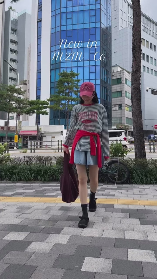 預訂款*悠閒橫間薄Top